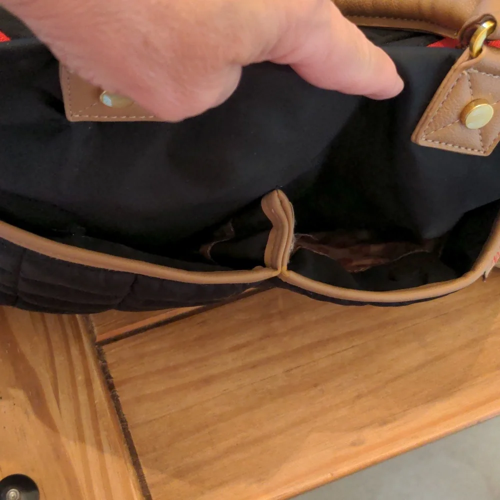 Maman New York Classic Black Designer Diaper Bag